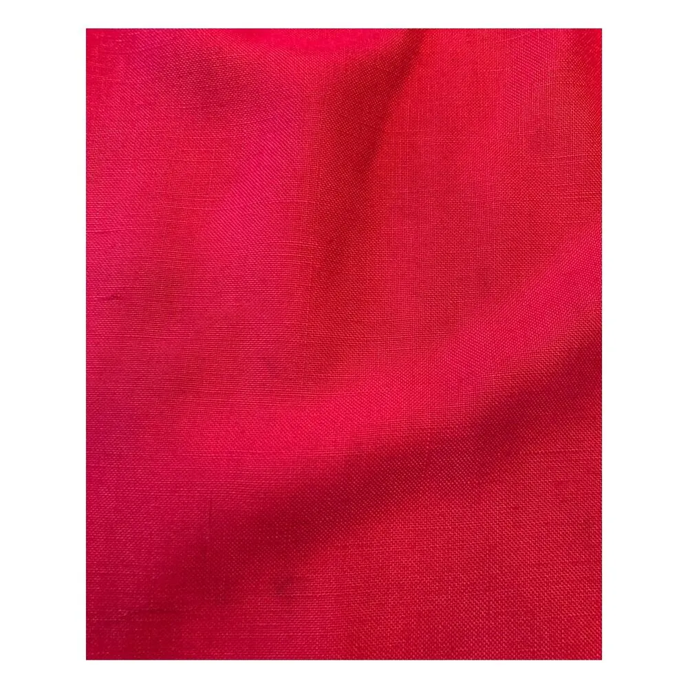 Harve Benard Vintage Red Jacket Skirt Suit Set White Buttons Made In Italy Sz 12 - Image 15