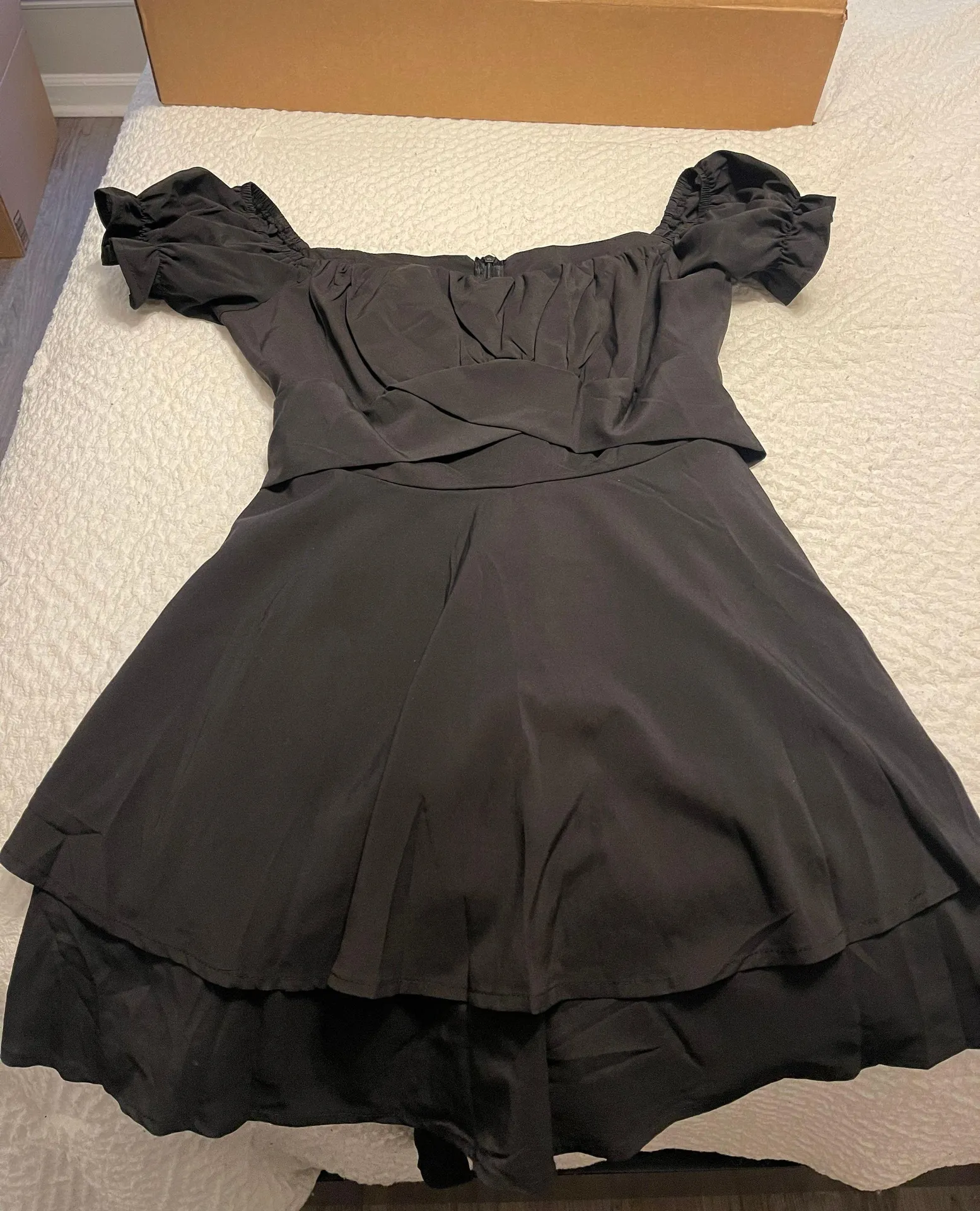 Black Dressy Romper Size M - Image 2