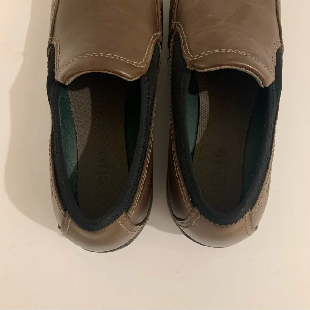 Eastland Sage Brown Leather Slip On Loafer Size 10M - Image 7