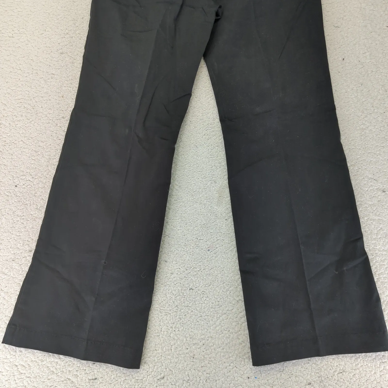 Y2K Tommy Hilfiger Stretch Black Wide Leg Pants Belted Women's‎ Size 10 - Image 6