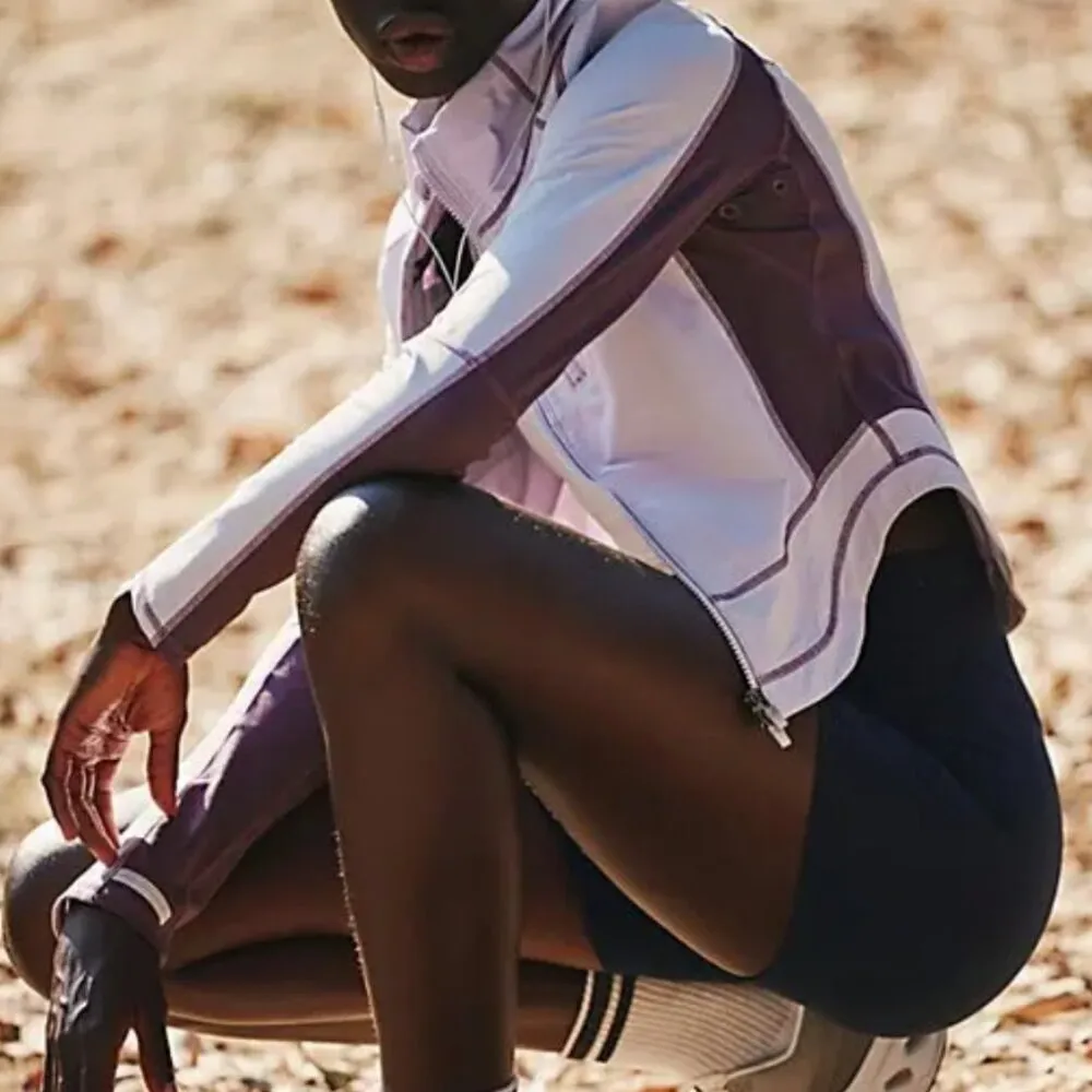 #59 NWT Free People Dasher Run Jacket in Lavender Shadow - Image 3