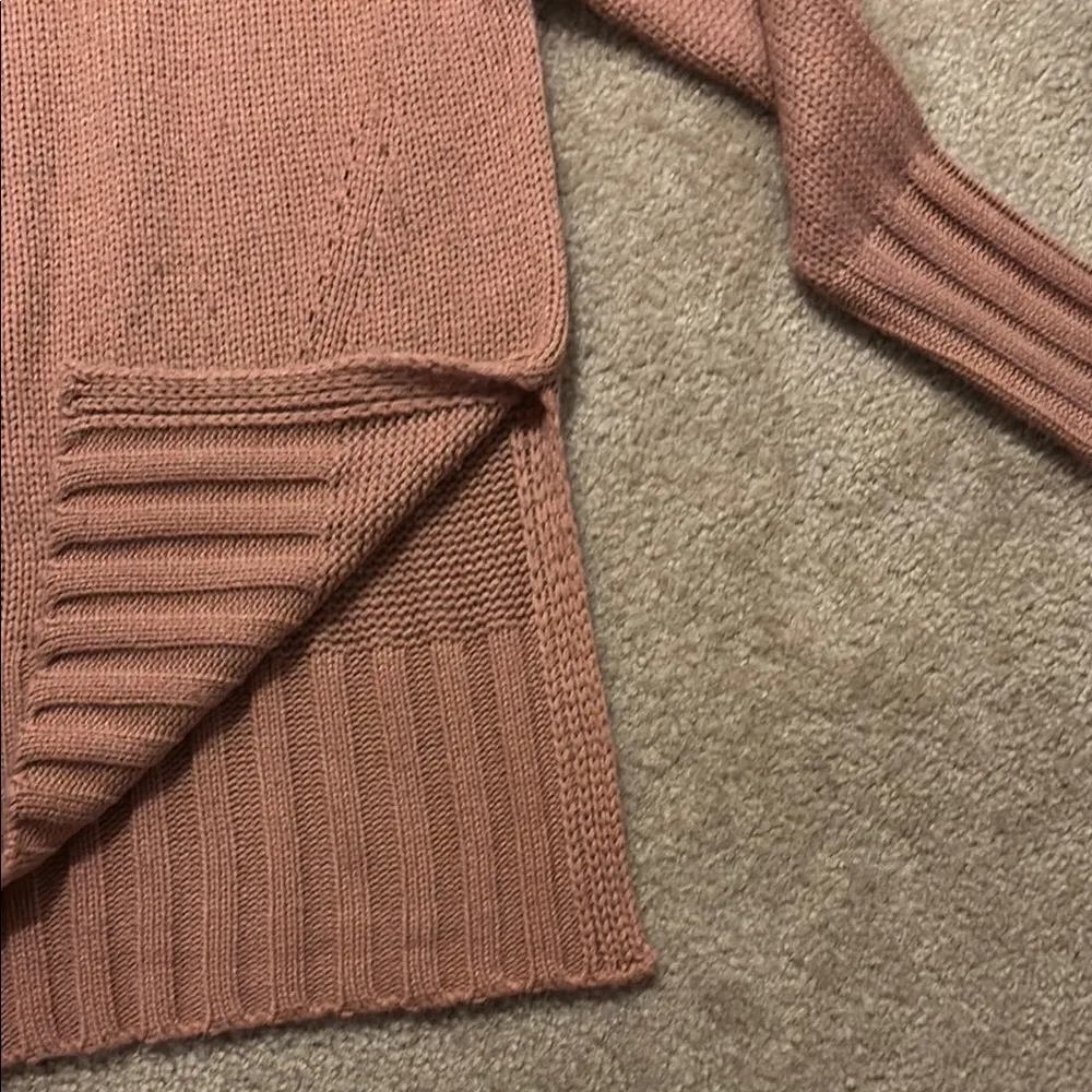 Turtleneck Oversized Sweater Pink - Image 4