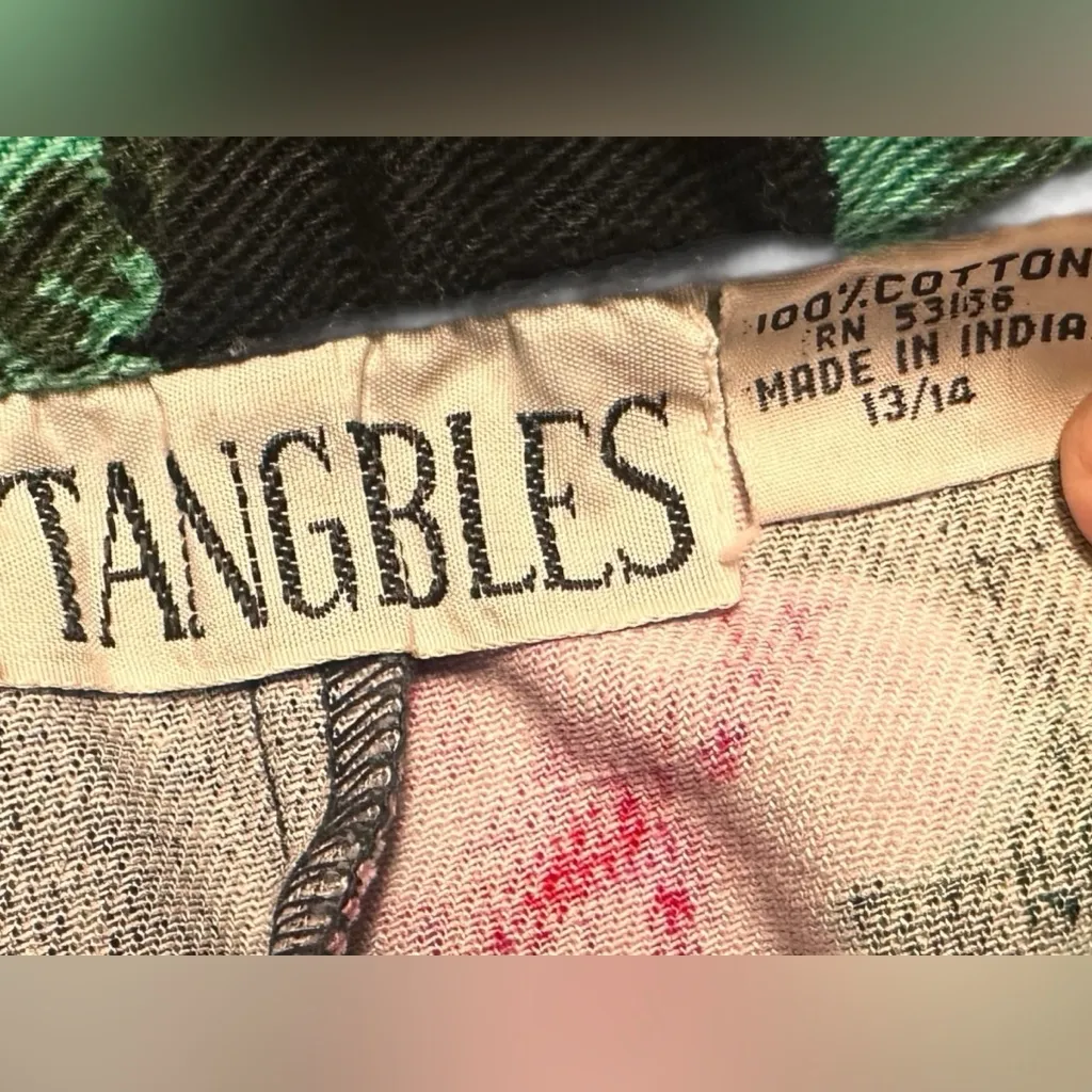 Vintage Casual Black Bright Floral Denim A - Image 7