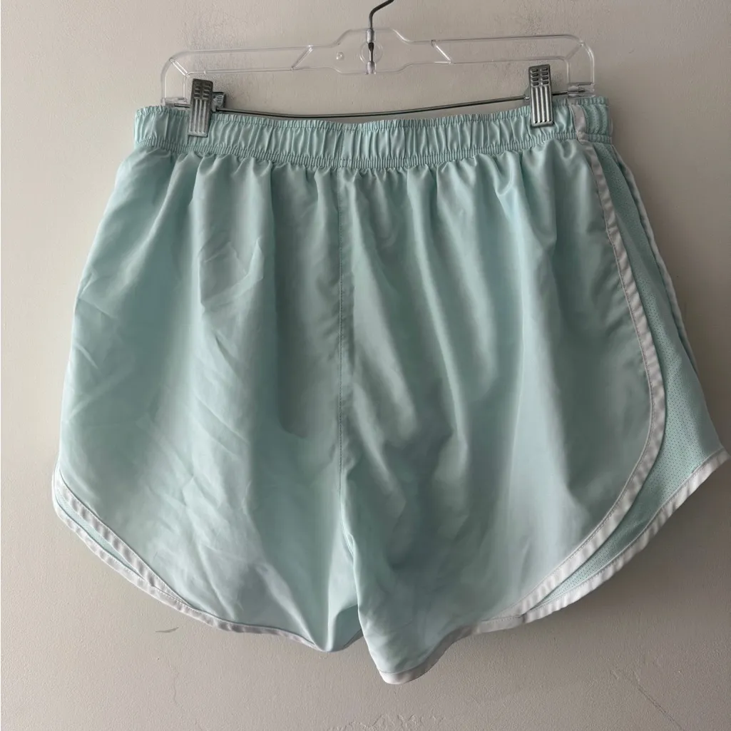 Nike Dri Fit Tempo Running Athletic Shorts Aqua Light Blue - Image 4