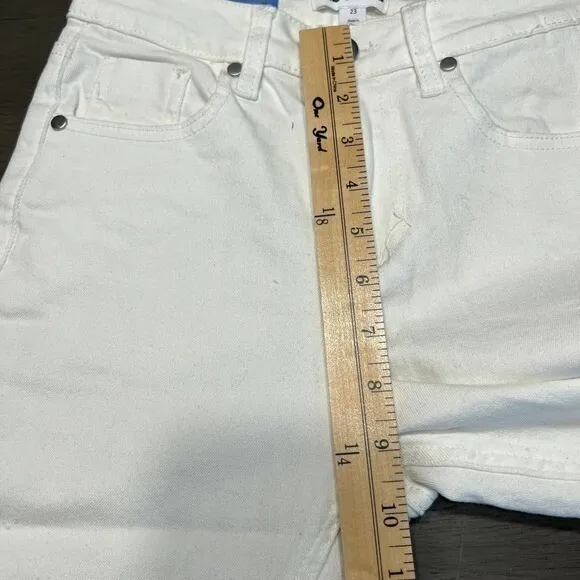 Abound White‎ Denim Jeans High Rise Skinny Ankle Casual Size 23 - Image 9