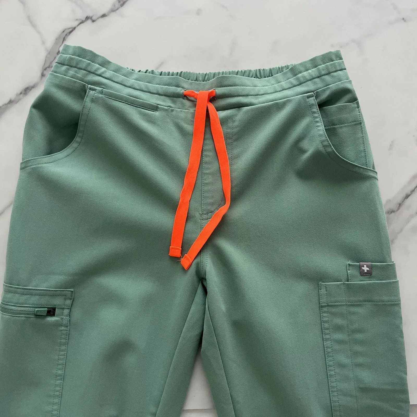 Figs Yola skinny scrub pants limited edition Jade Size XS PO #1171 Career nurse - Image 6