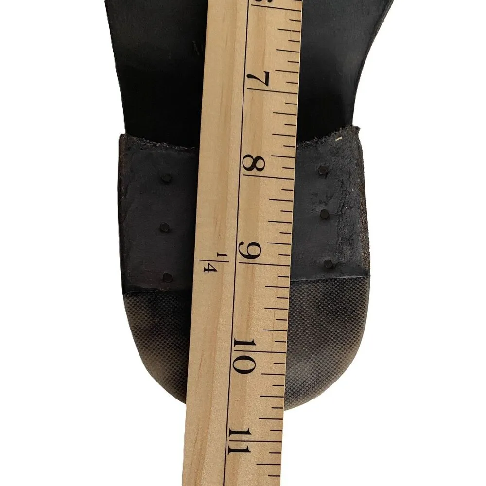 Free People Santa Fe Lace Up Floral Distressed Leather Zippered Boots Sz 38 (8) - Image 4