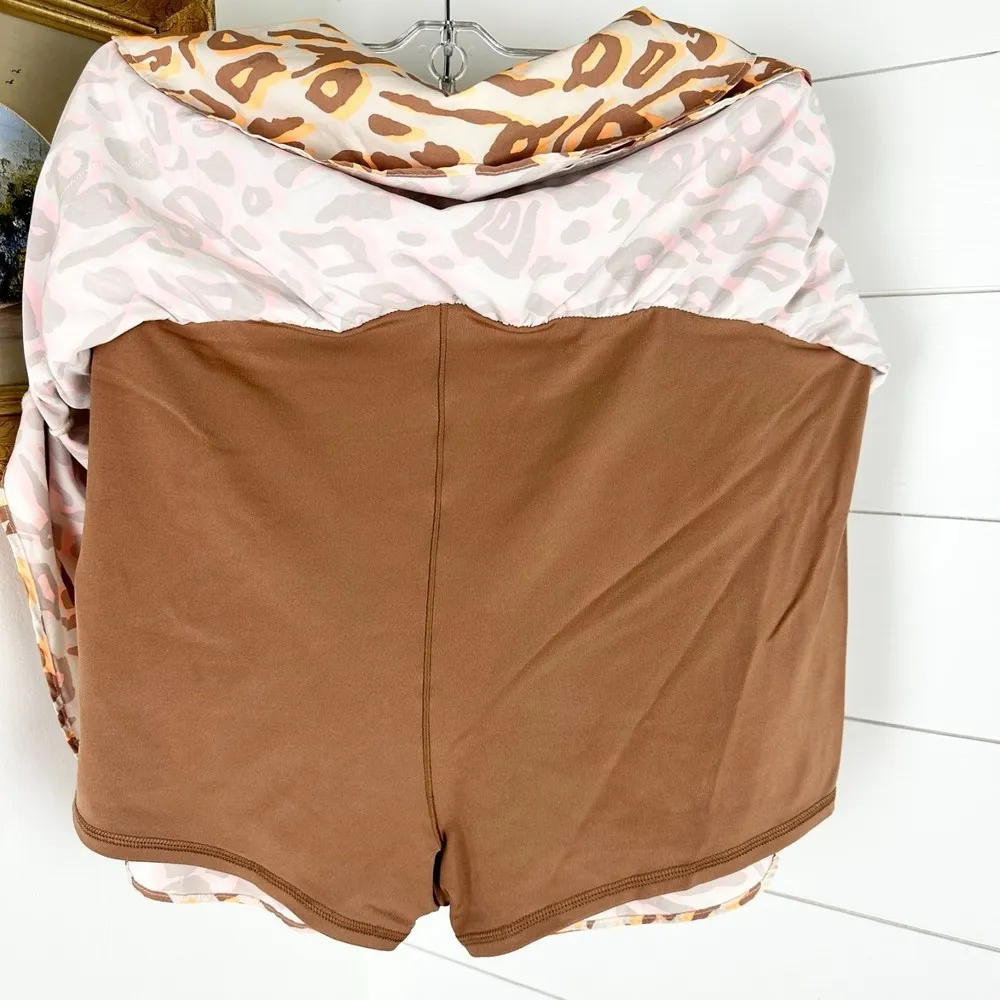 Offline by Aerie Maggie Printed Ruffle Tennis Skirt Skort Leopard Print Size XL - Image 8