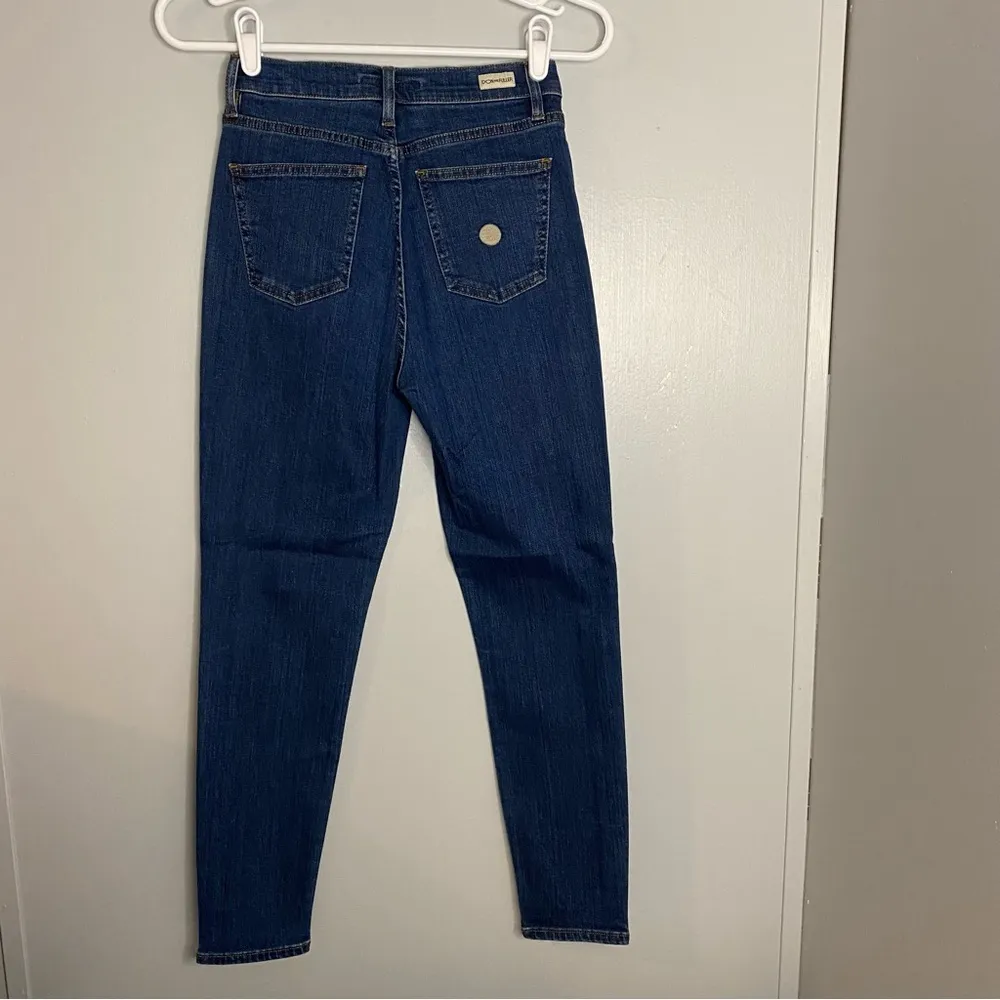 Don the Fuller Saint Tropez High Rise Straight Jeans Italian Style Size 28 Blue - Image 2