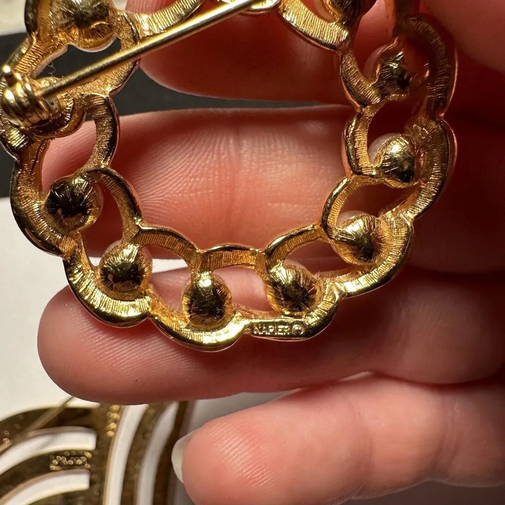 Lot Of 3 All Signed Vintage - Modern Brooch Pins Avon Monet Napier - Image 10