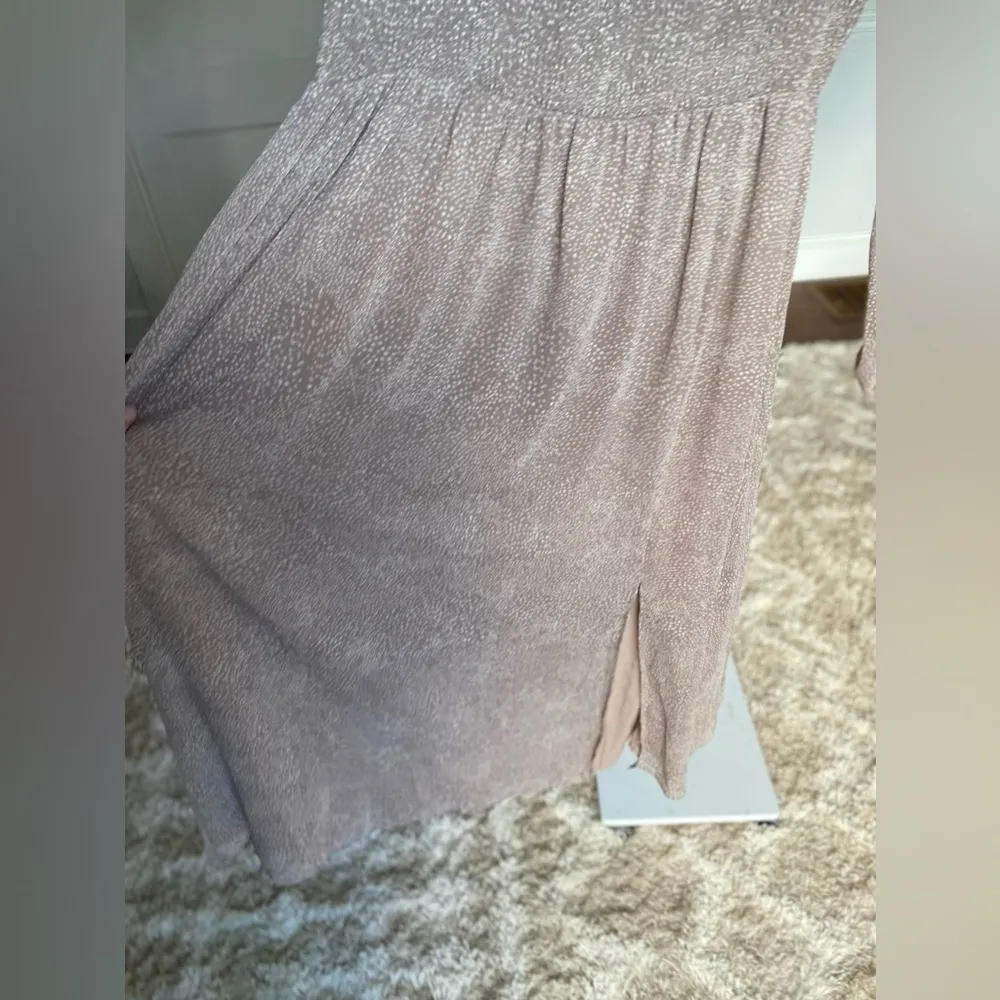 Mittoshop Smocked Maxi Dress Summer Wedding Square Neck Cottagecore Dot Ranch - Image 8