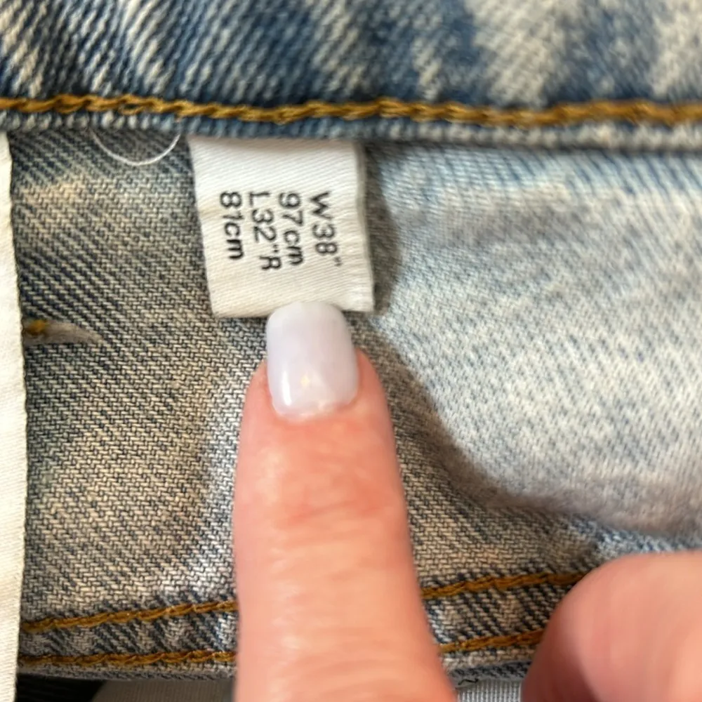 ASOS Collusion x005 Straight Leg Light Mineral Blue Wash Mom Jeans Size undefined - Image 8