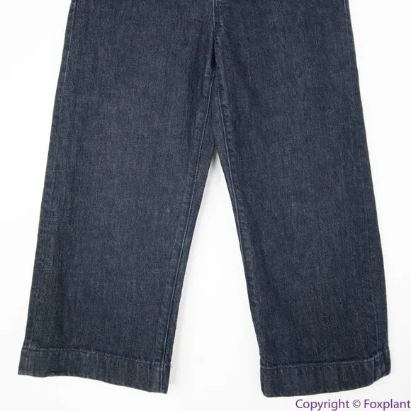 NEW Ann Taylor‎ the wide leg jeans with belt, size 2P - Image 3