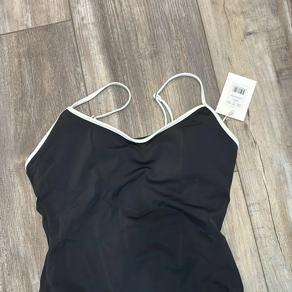 Andie x Mindy Summer Camp Women's The Bells One Piece Swimsuit Black Medium NEW - Image 5