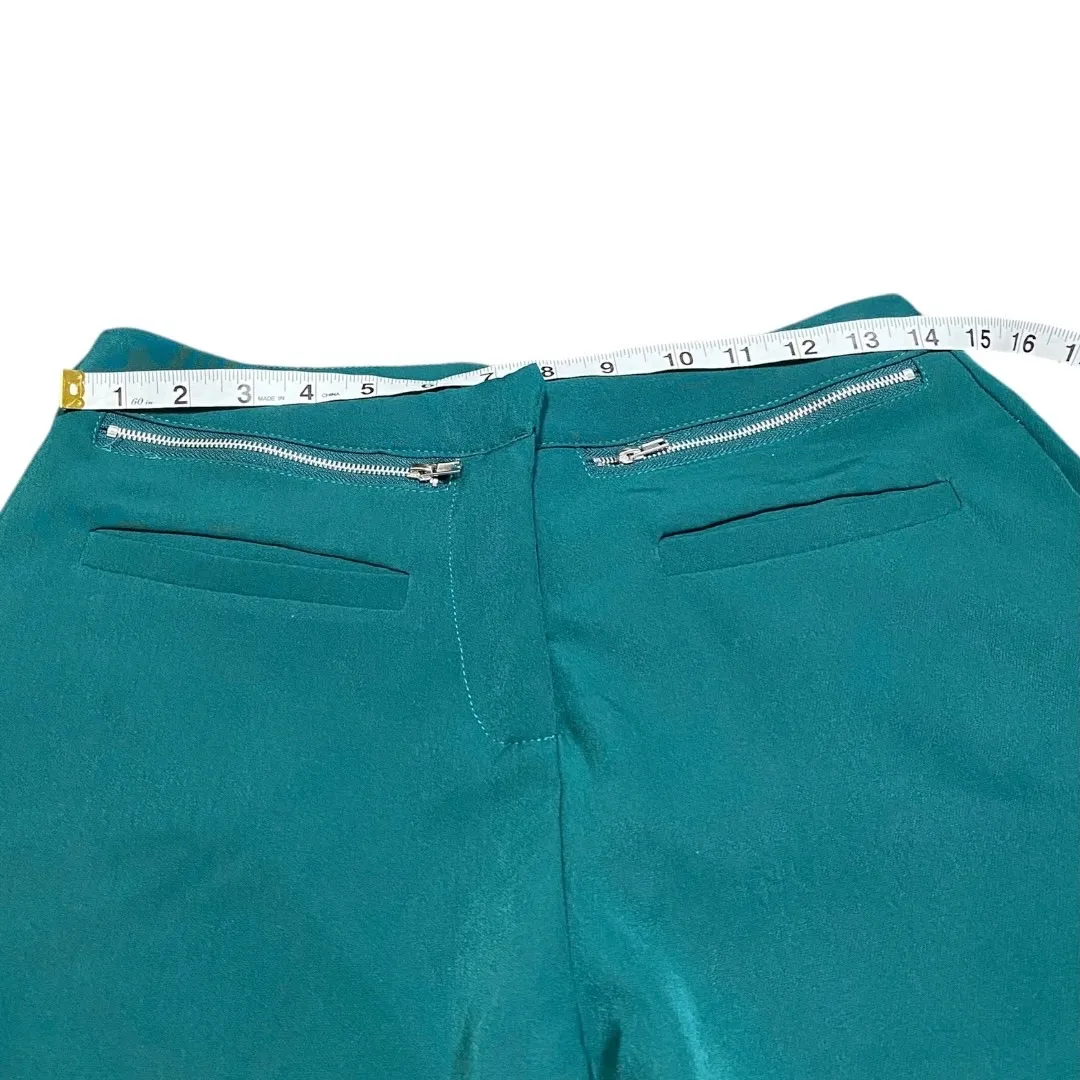 New York & Company Straight Leg Ankle Dress Pants Size 4 – Teal Green – NWT - Image 5