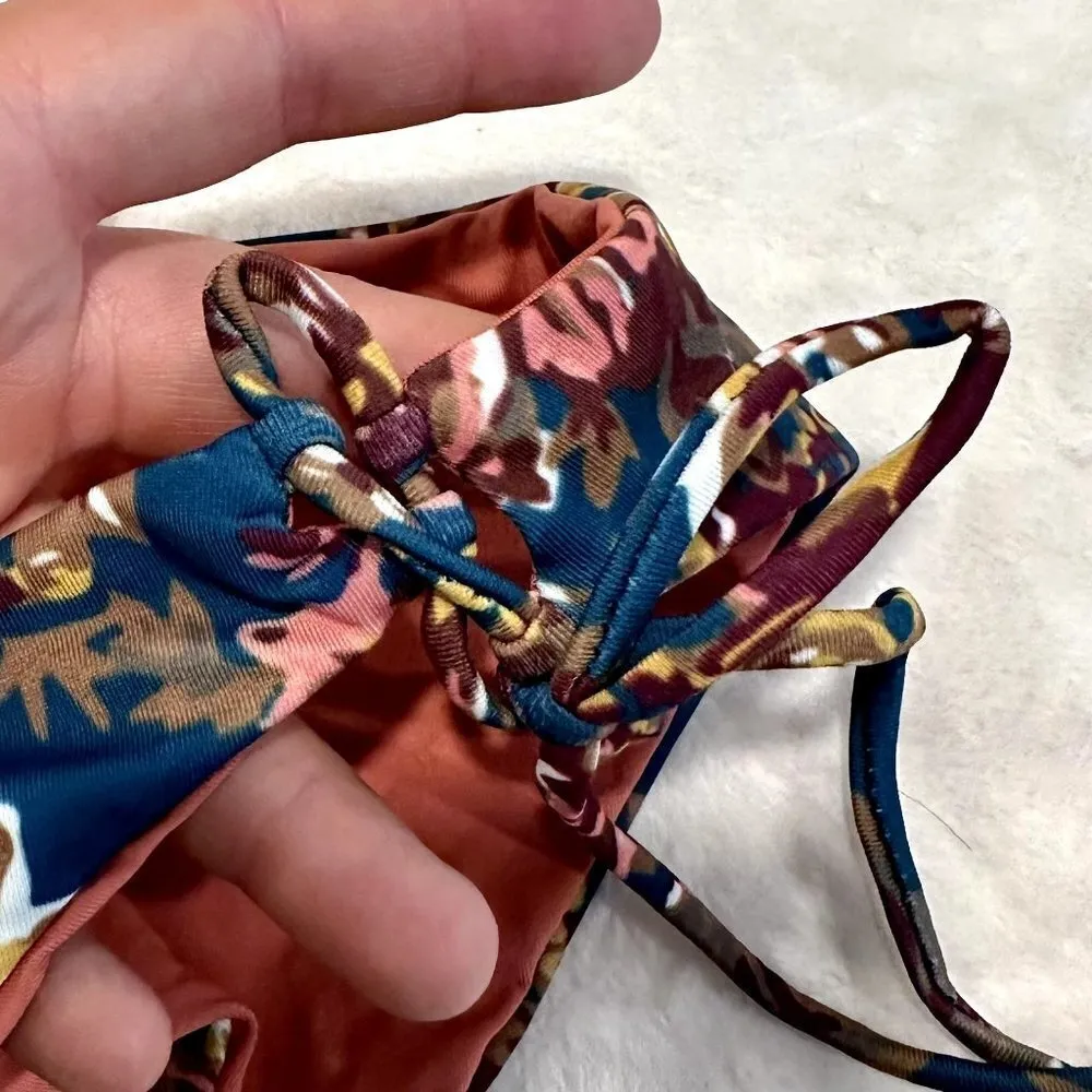 NWT Tavik Bebe Mini Reversible Swim Bottom in Terrace Floral - Image 3