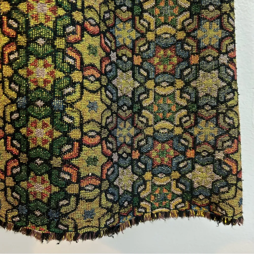 NWT  Urban Outfitters Metallic Catherdal Party Mini Dress Size 6 - Image 10