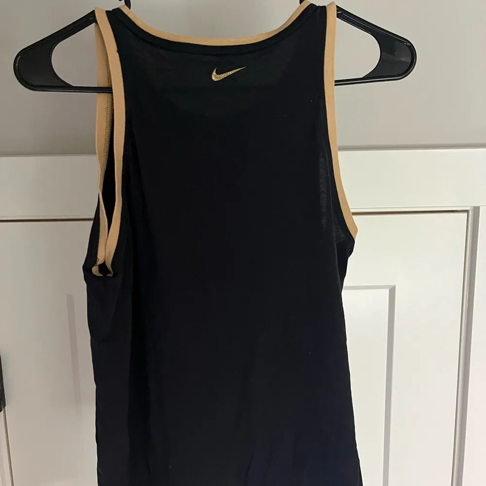 Nike  Black and Gold Tank Top - Image 2