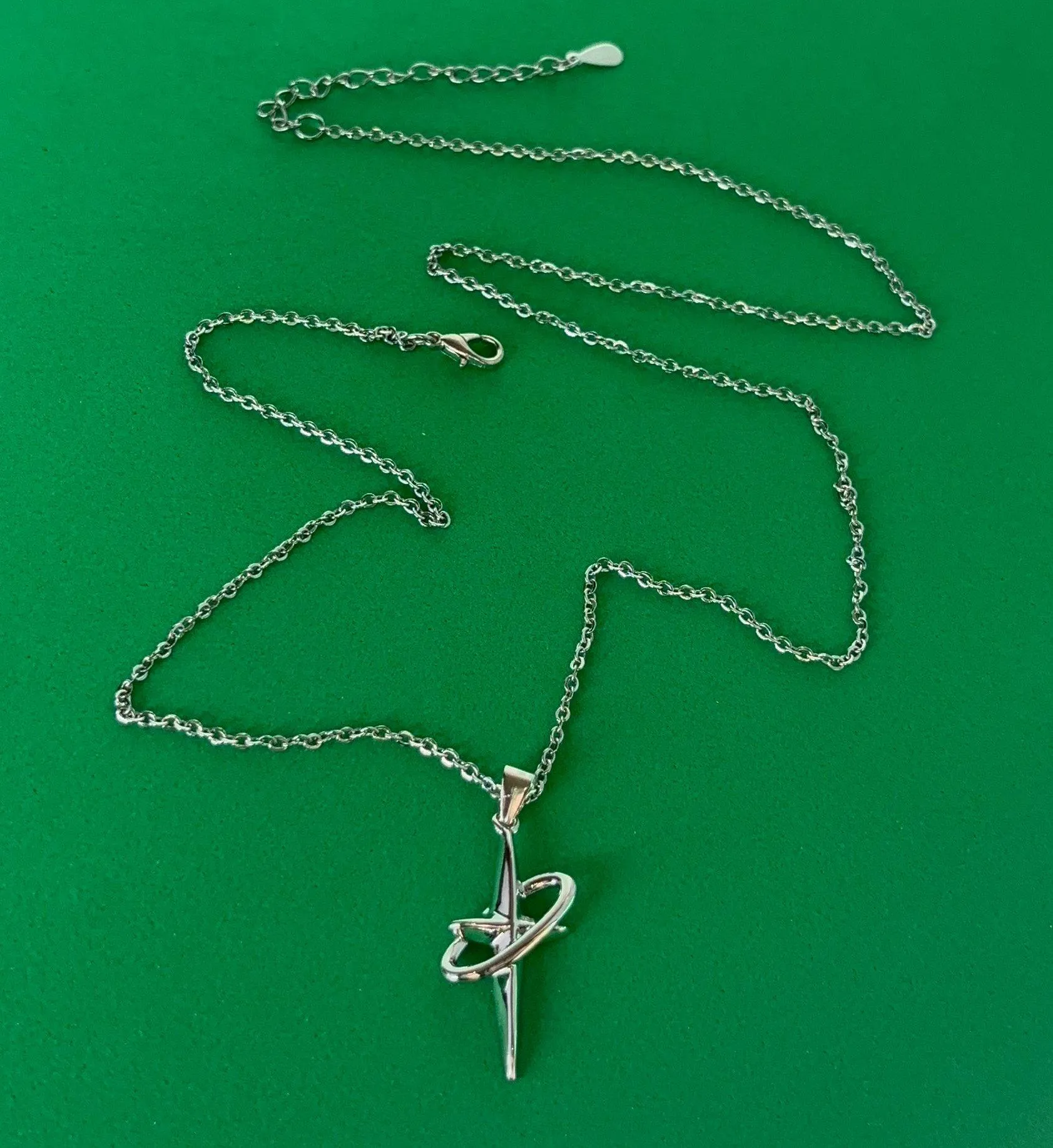 Star Pendant Necklace for Men Women Streetwear Hip Hop Unisex Necklace Silver - Image 4