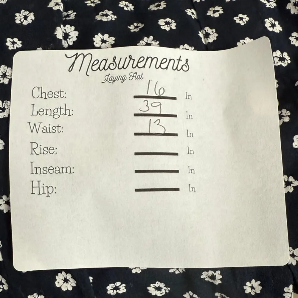 J.Crew Floral Print Long Sleeve Button Down Midi Shirt Dress Belted 0 Blue White - Image 9