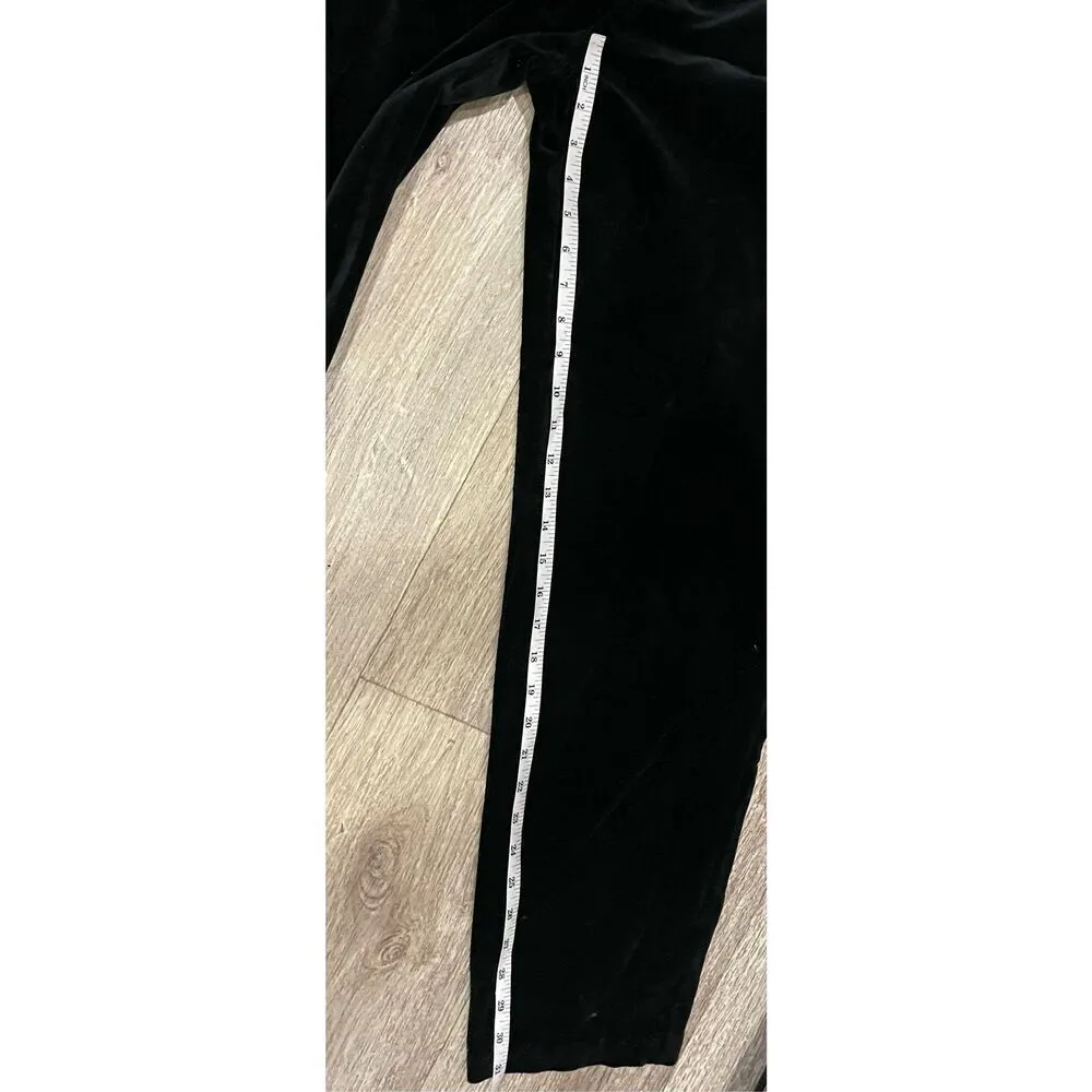 Designer Collections Valentino Viva 20 Black Velour Pants New Size undefined - Image 5