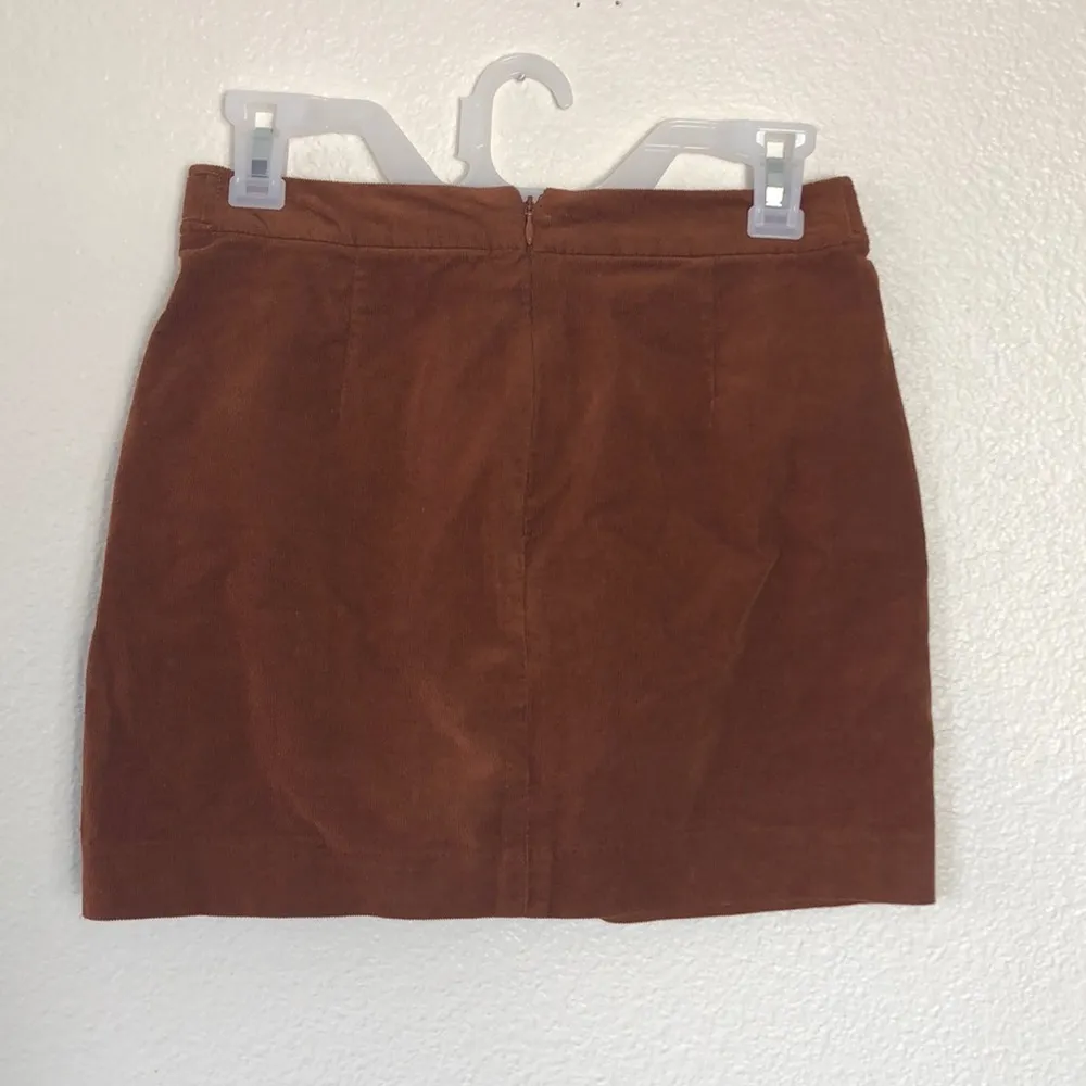 Banana Republic skirt corduroy burnt orange mini skirt - Image 4