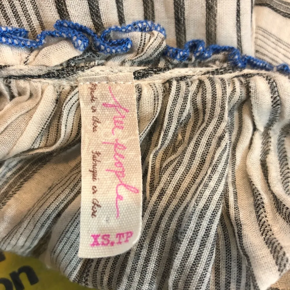 Free People Work Wearin It Handkerchief Stripe Top - Image 8