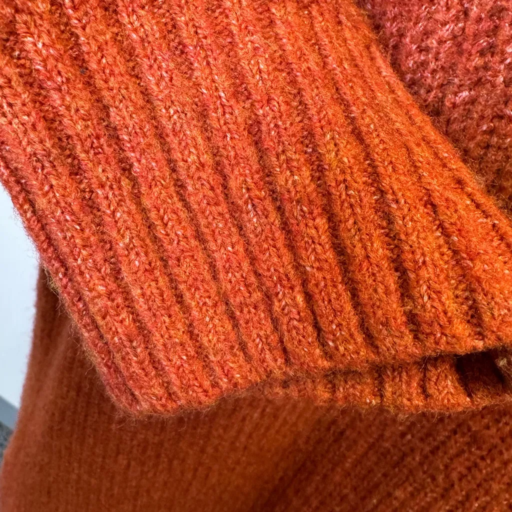 Plus Size Future Collective x Reese Blutstein Sweater Dress – XXL Orange - Image 6