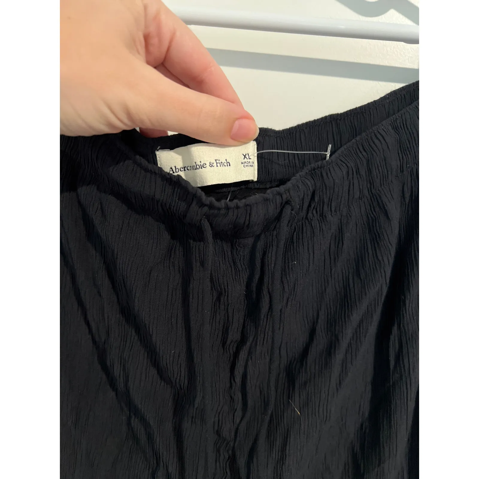 ABERCROMBIE AND FITCH lose front tie pants blue size XL - Image 2