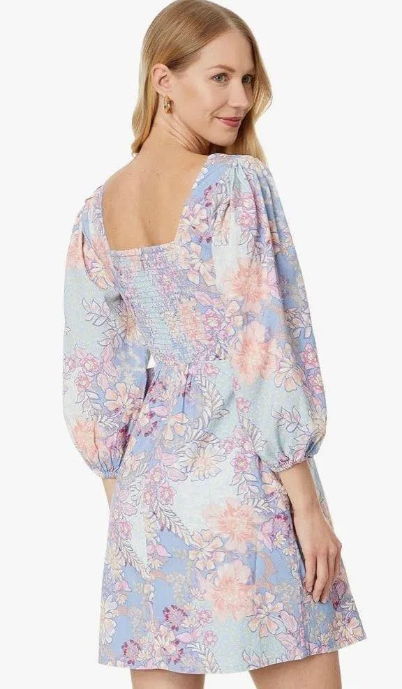 Vince Camuto NWT  Women's Ptd Linen Aline Dress - Size 0 - Image 2