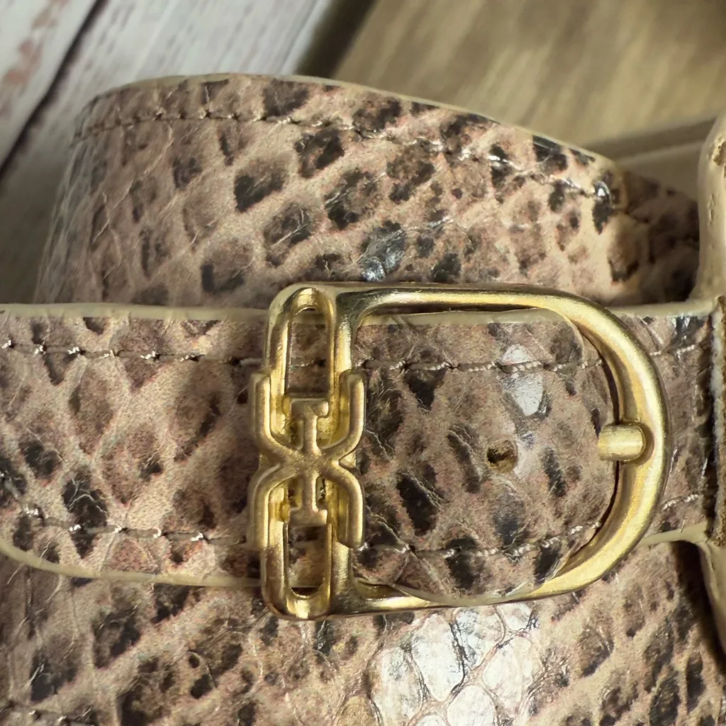 Sam Edelman Snake Print Sandals - Image 4