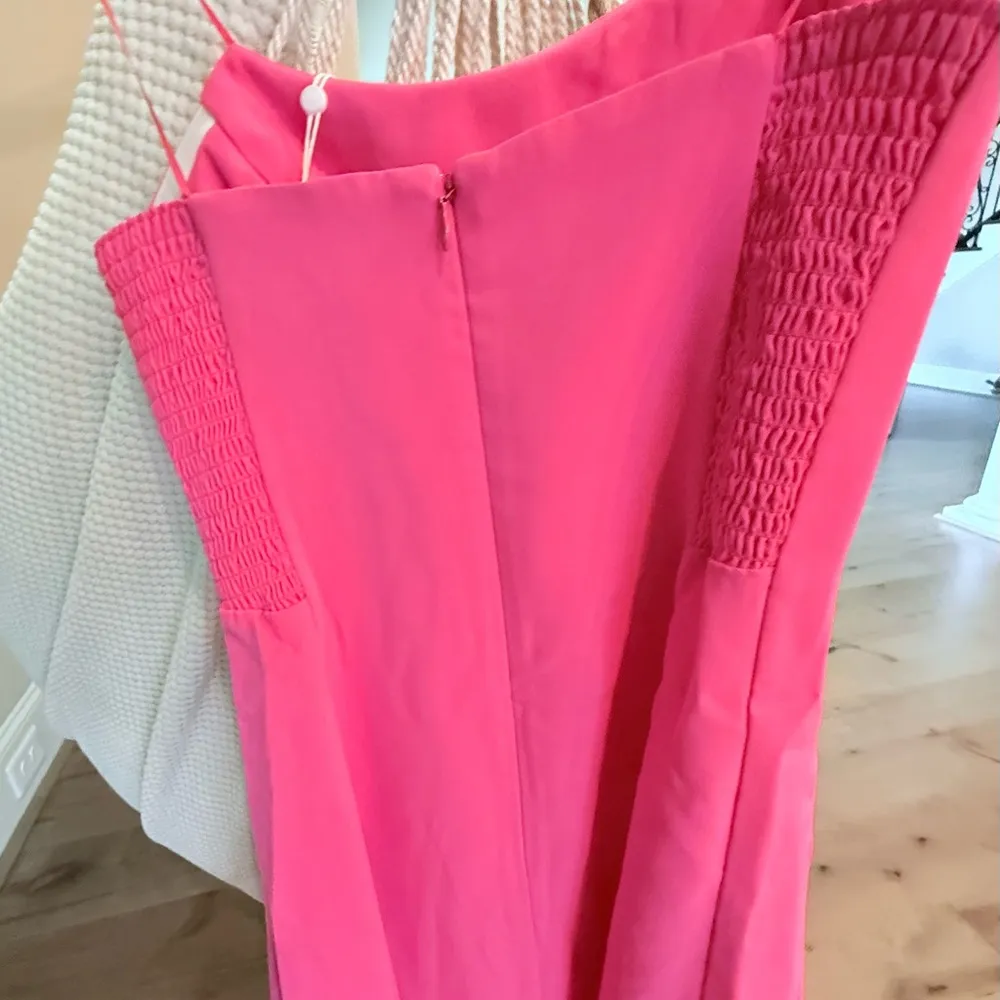 Amanda Uprichard Fuchsia Asymmetrical Strapless Dress Pink Size XS - Image 4