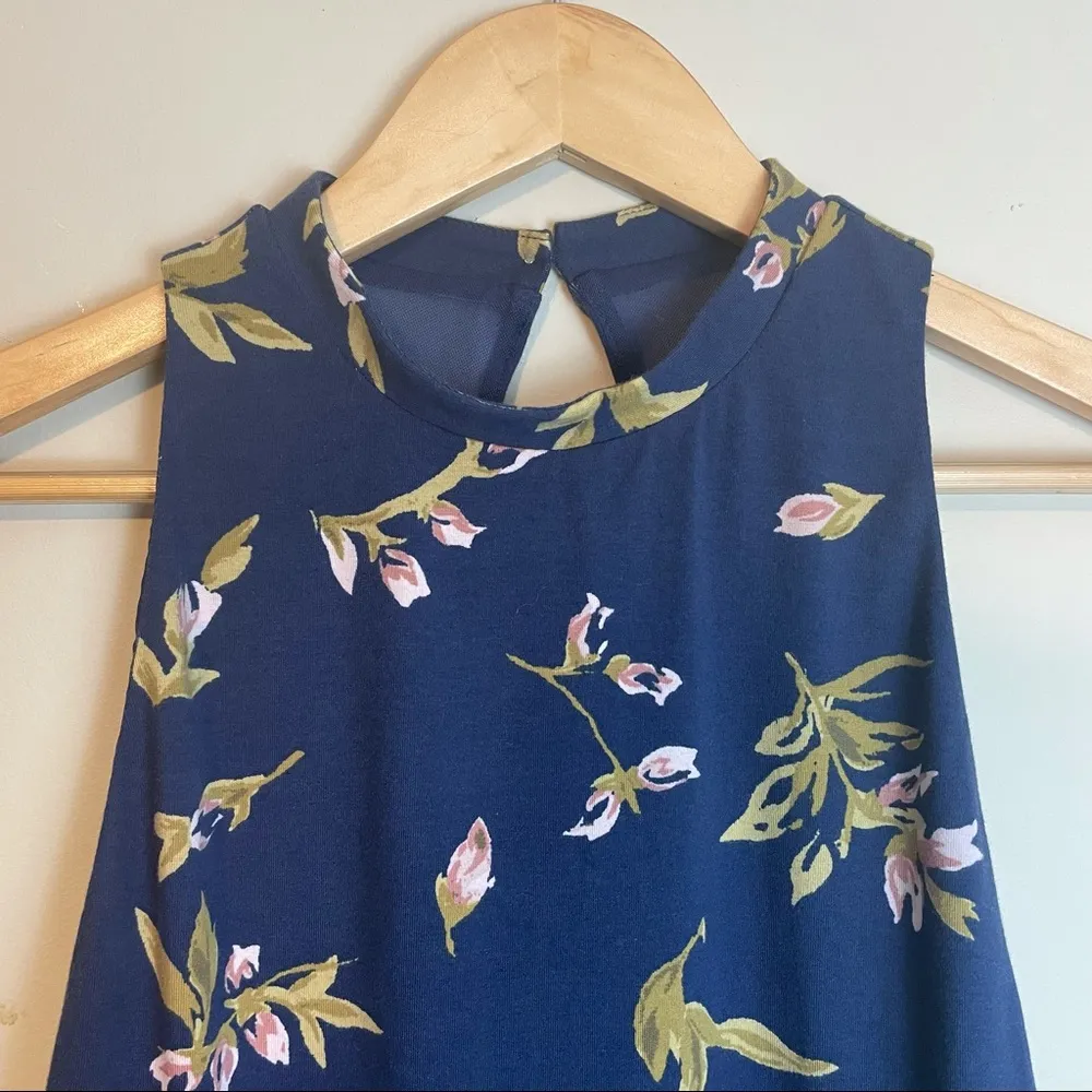 Kimchi Blue Rebecca Floral Mock Neck Romper - Image 4