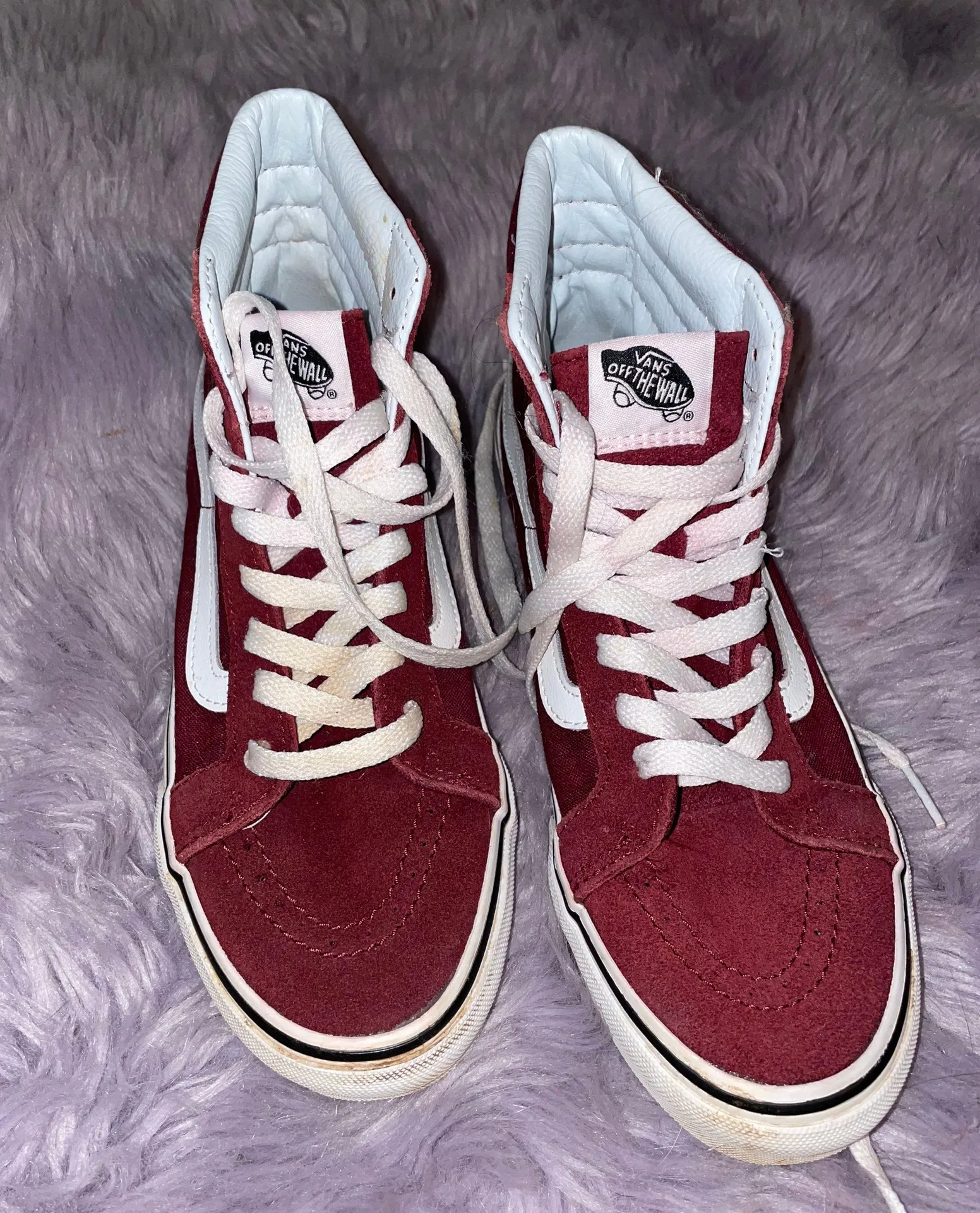 Vans Maroon High Tops - Image 4