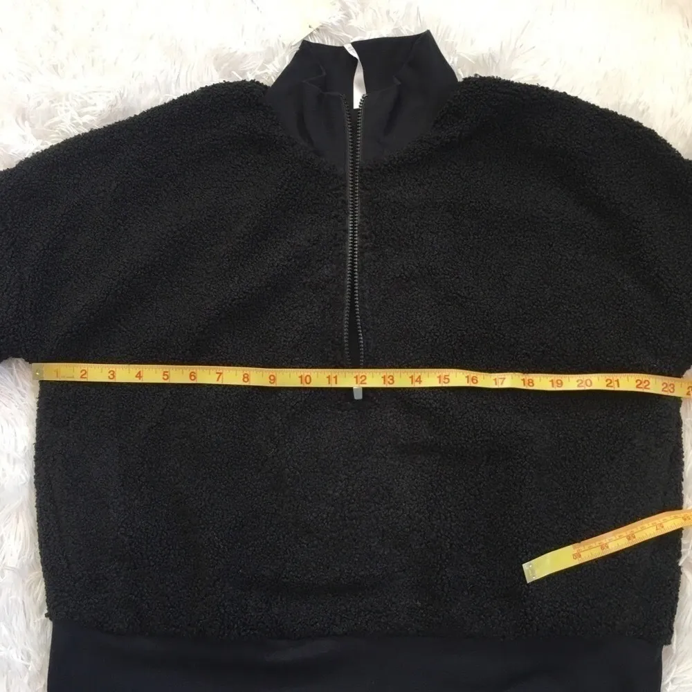 Fabletics PULLOVER Sweater Women’s Dream polar Fleece half zip size Large - Image 3