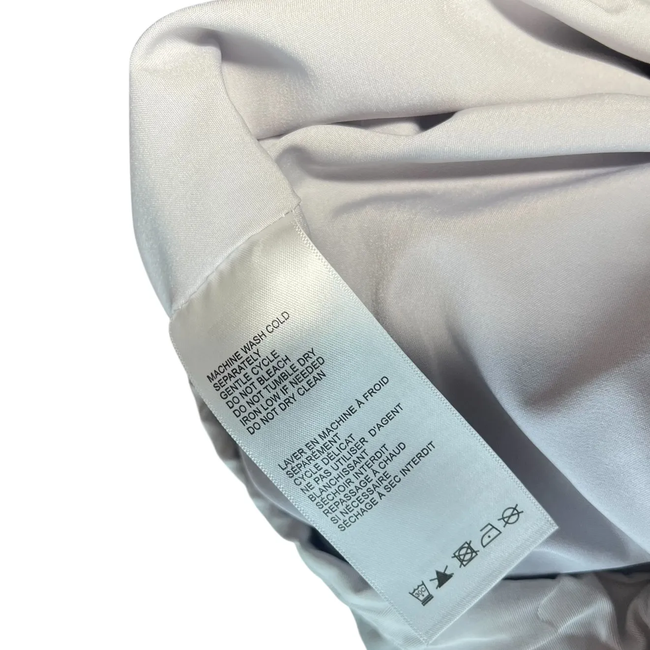 Blanc Noir Delilah Cinched Hooded Anorak Jacket Camo‎ Print Gray Size Medium - Image 15