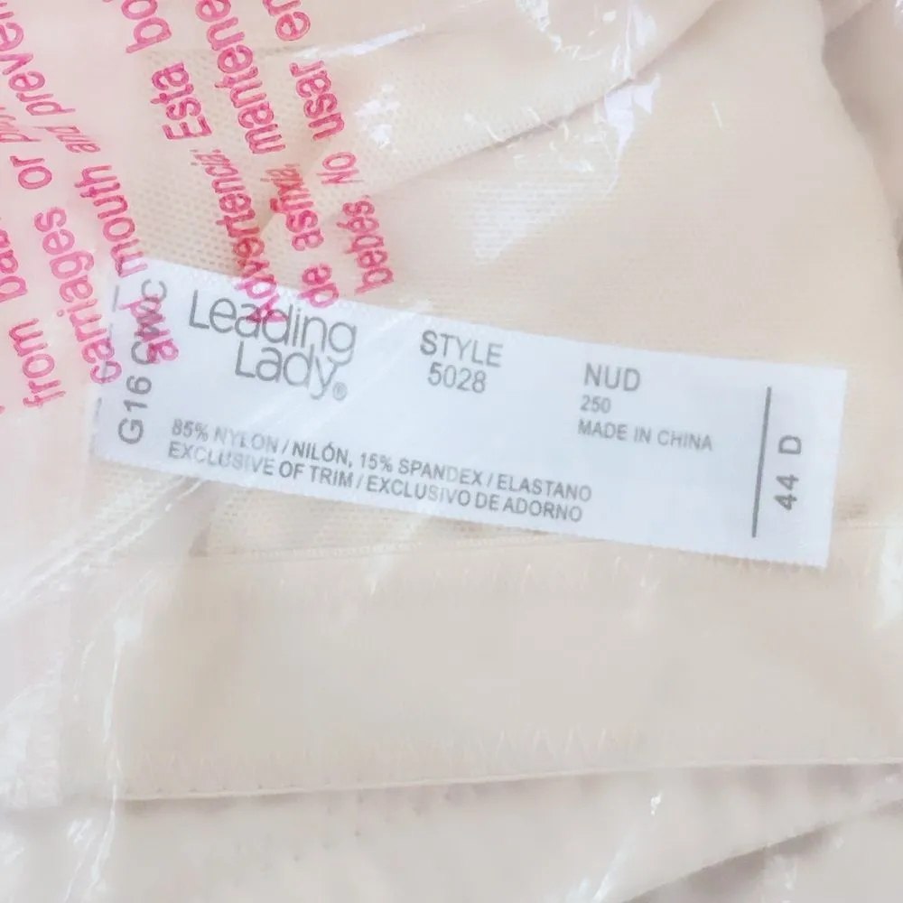Leading Lady 44D The Brigitte Full Coverage Underwire Bra 5028 in Nude Tan Size undefined - Image 2