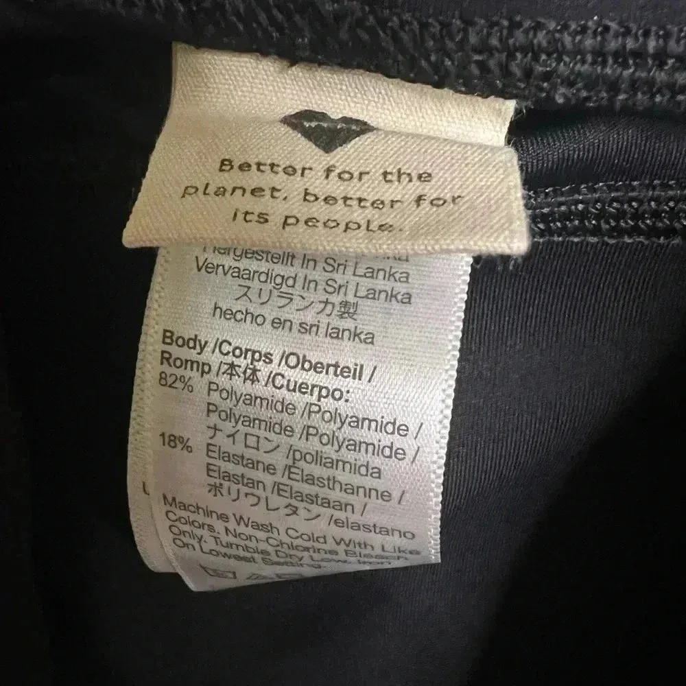 Madewell High Rise Black Biker Legging Shorts yoga XS women’s athletic workout - Image 3