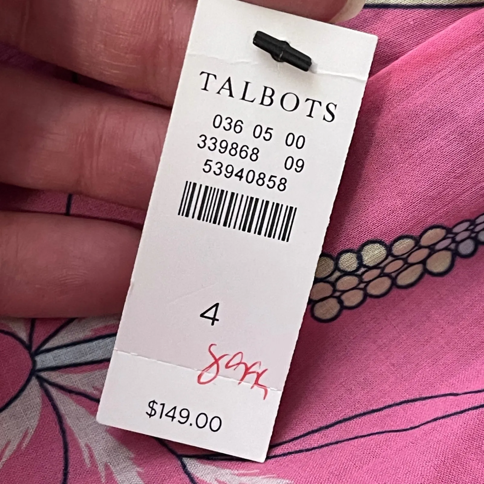 TALBOTS Voile Hibiscus Maxi Dress Size 4 Multicolor NEW Gardencore Spring Flower - Image 10