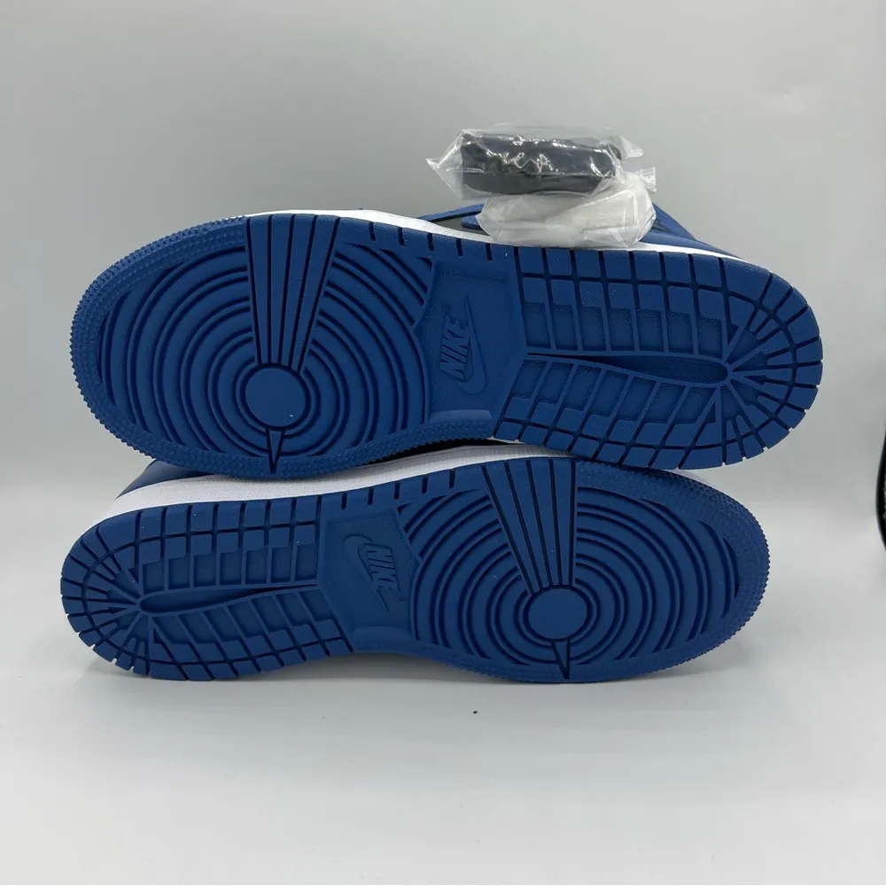 NWB Air  1 Retro High OG Dark Marina Blue GS Sneakers - Image 6