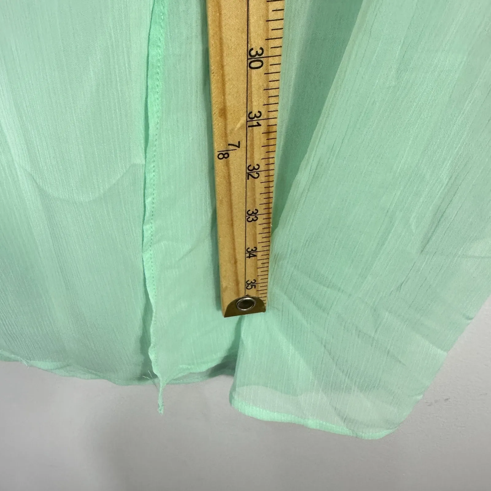 Express Skirt Small‎ Mint Sheer Maxi Y2K Fairycore Coquette Pastel Aesthetic NWT - Image 3