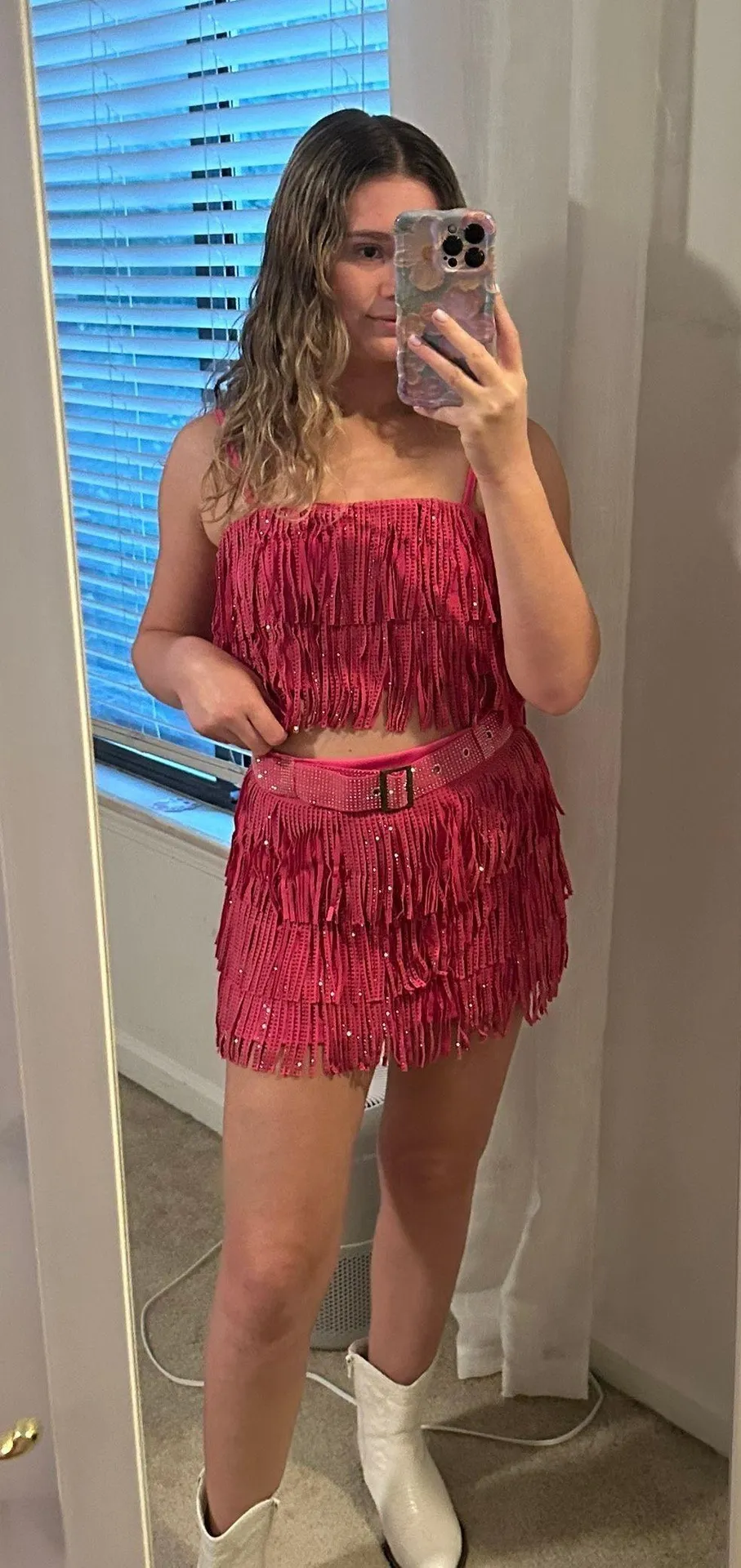 Sparkly Pink Two Piece Set - Image 4