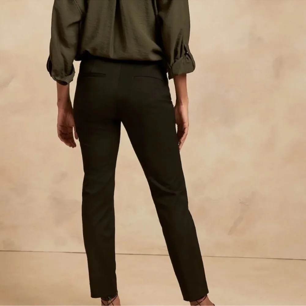 Banana Republic  Sloan Black Ankle Pants Size 10S - Image 2