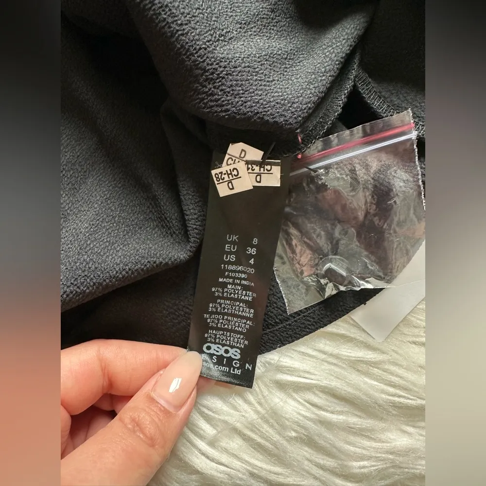 ASOS Tall tie front mini dress - Image 7