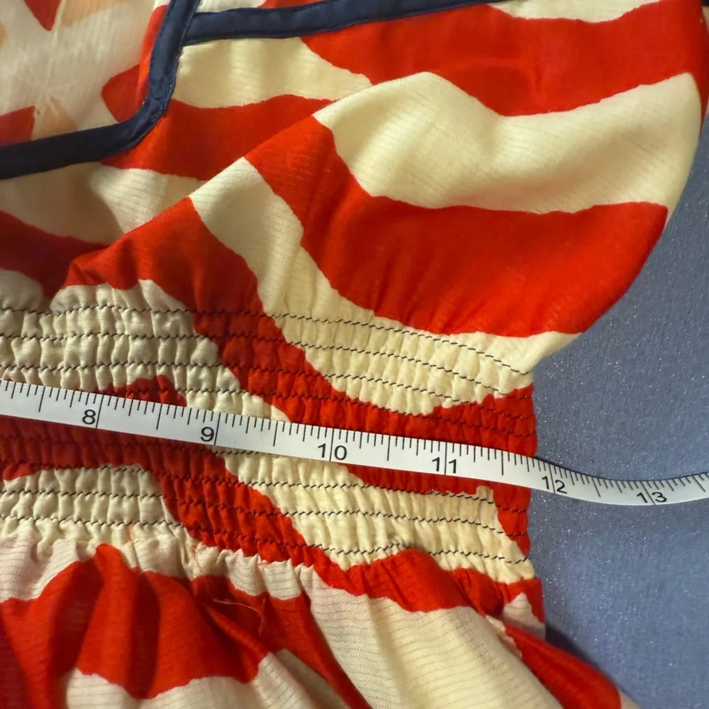 Anthropologie We Heart Vera Red and White Pleated Mini Sundress - Image 9