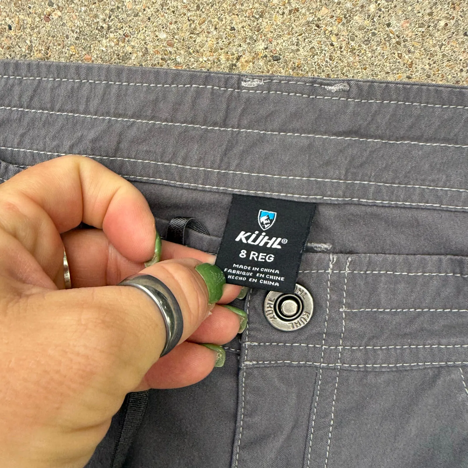 Kuhl Gray Legendary Splash Pants Womens 8 REG Style 6065 Outdoors Hiking - Image 2