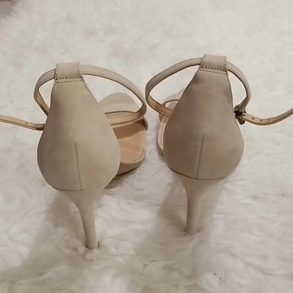 💕💕 Cadey Lee Suede Stiletto Sandals Oyster - Image 11