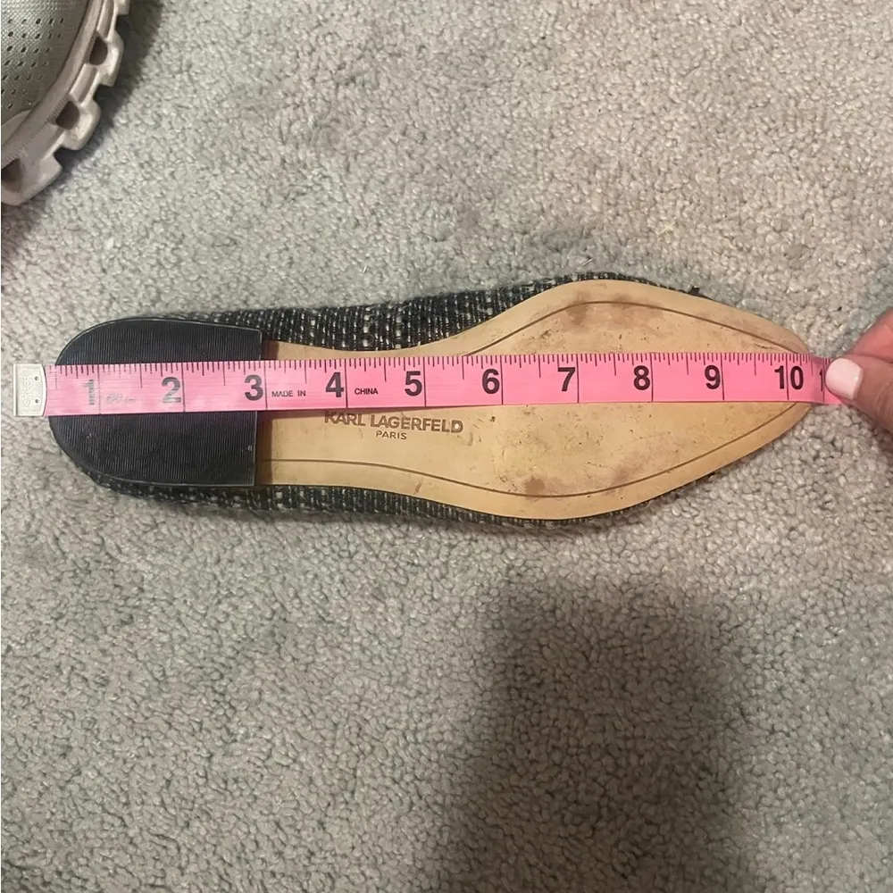 Karl Lagerfeld Tweed Ballet Flats - Image 13