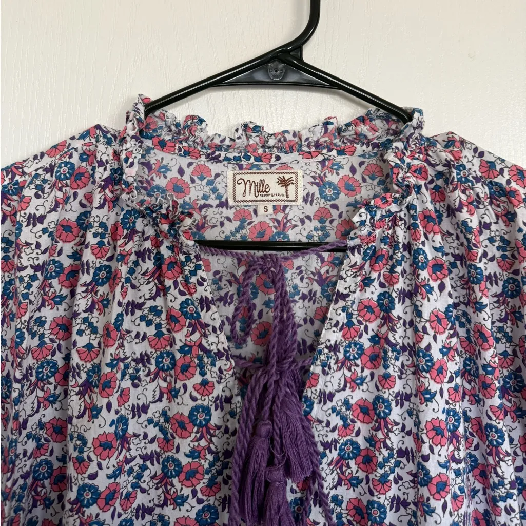 Mille Astrid Dress in Bluebell Purple - Image 4