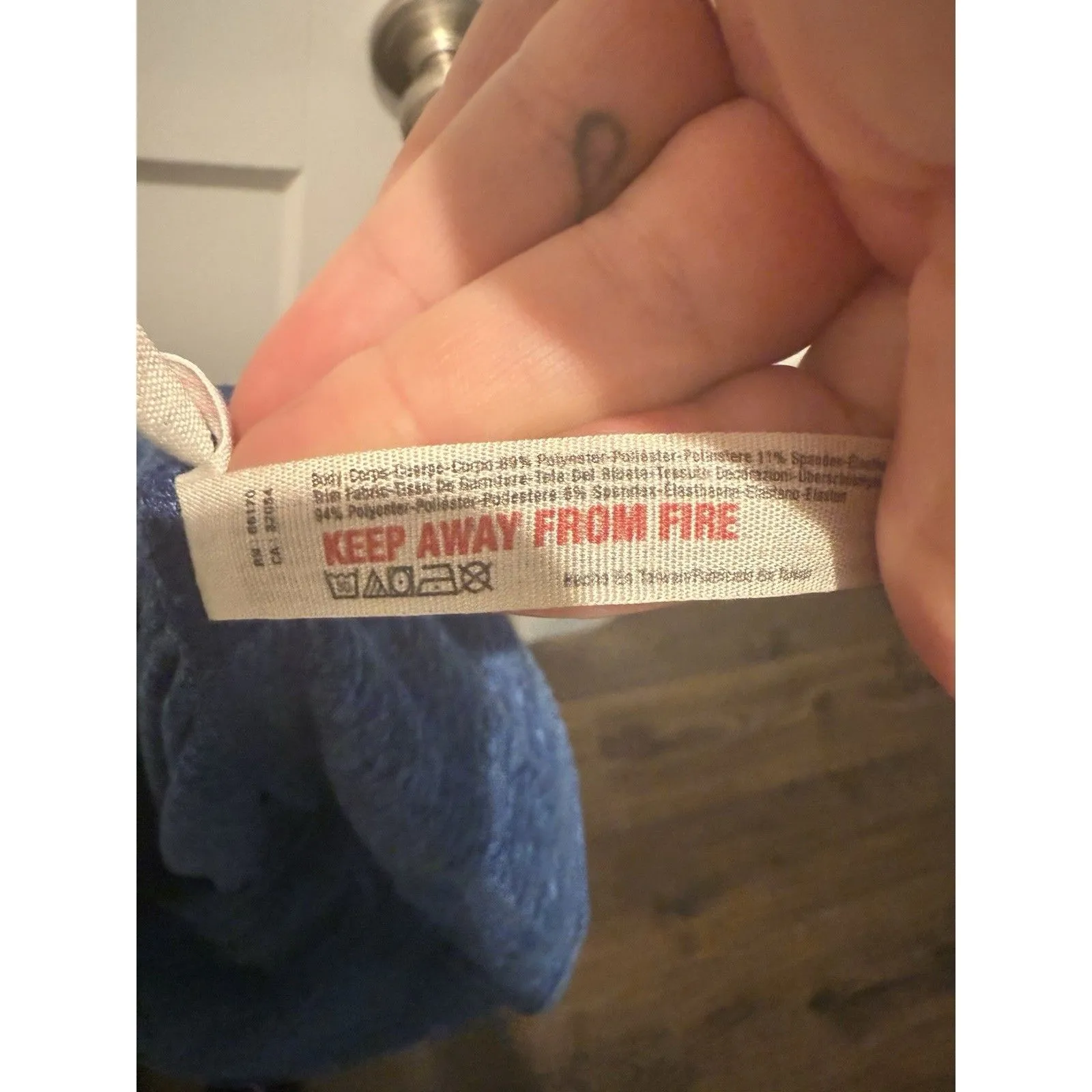 Free People Movement Halo Cutout Leggings Women's Medium Blue Yoga Activewear - Image 6